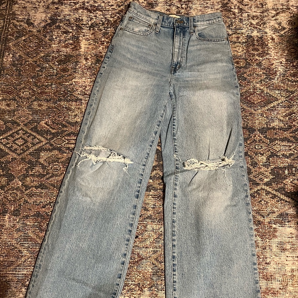 MADEWELL SUPER WIDE LEG JEANS